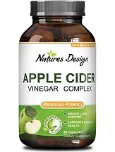 Natures Design Apple Cider Vinegar Complex for Health & Well-Being