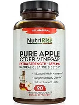 NutriRise Apple Cider Vinegar Capsules for Health & Well-Being