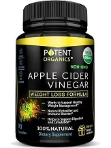 Potent Organics Apple Cider Vinegar for Health & Well-Being